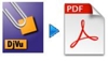 Перевод документов из формата DJVU В PDF 